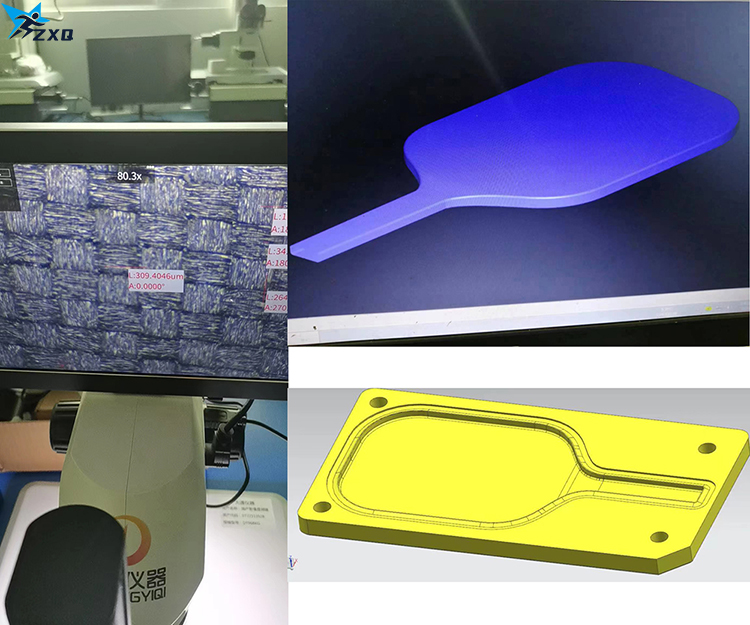 Thermoforming pickleball paddles