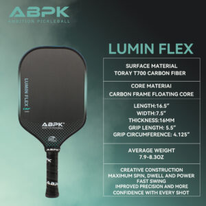 abpk lumin flex pickleball paddle
