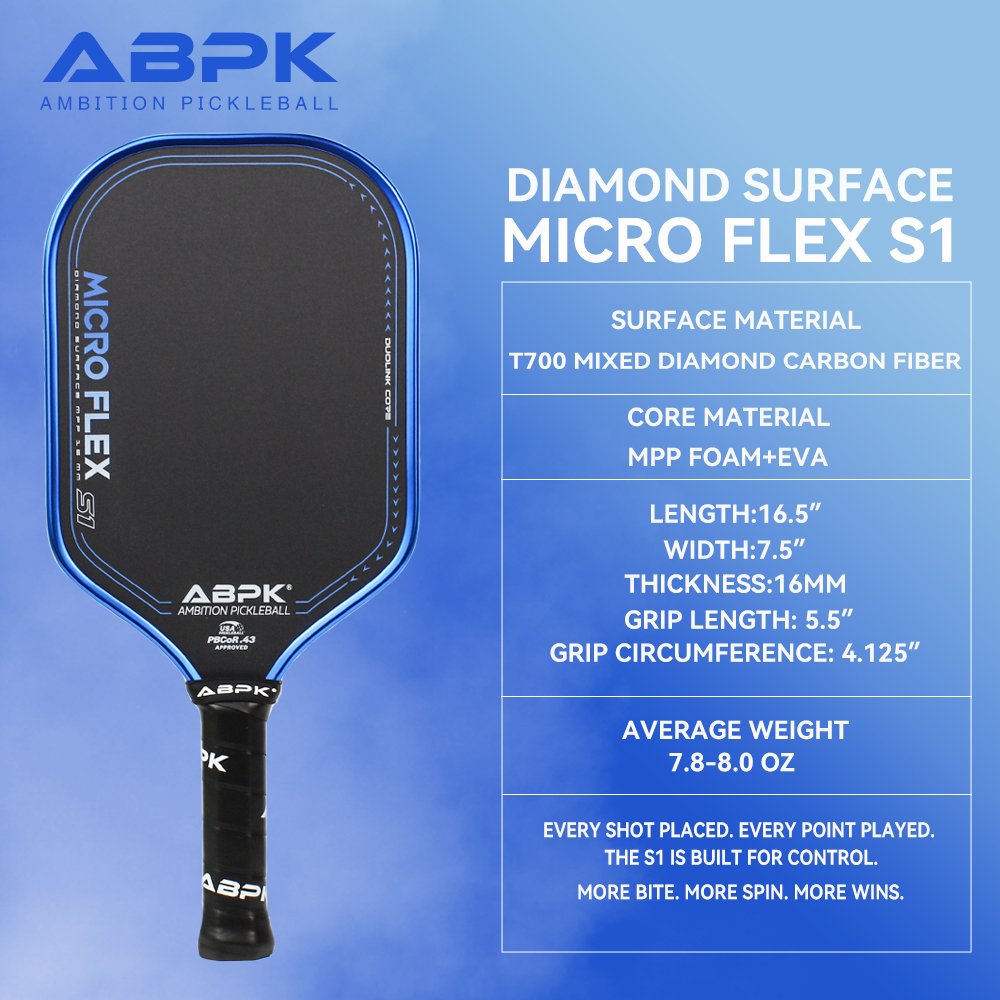 ABPK MICRO FLEX S1 Pickeleball paddle